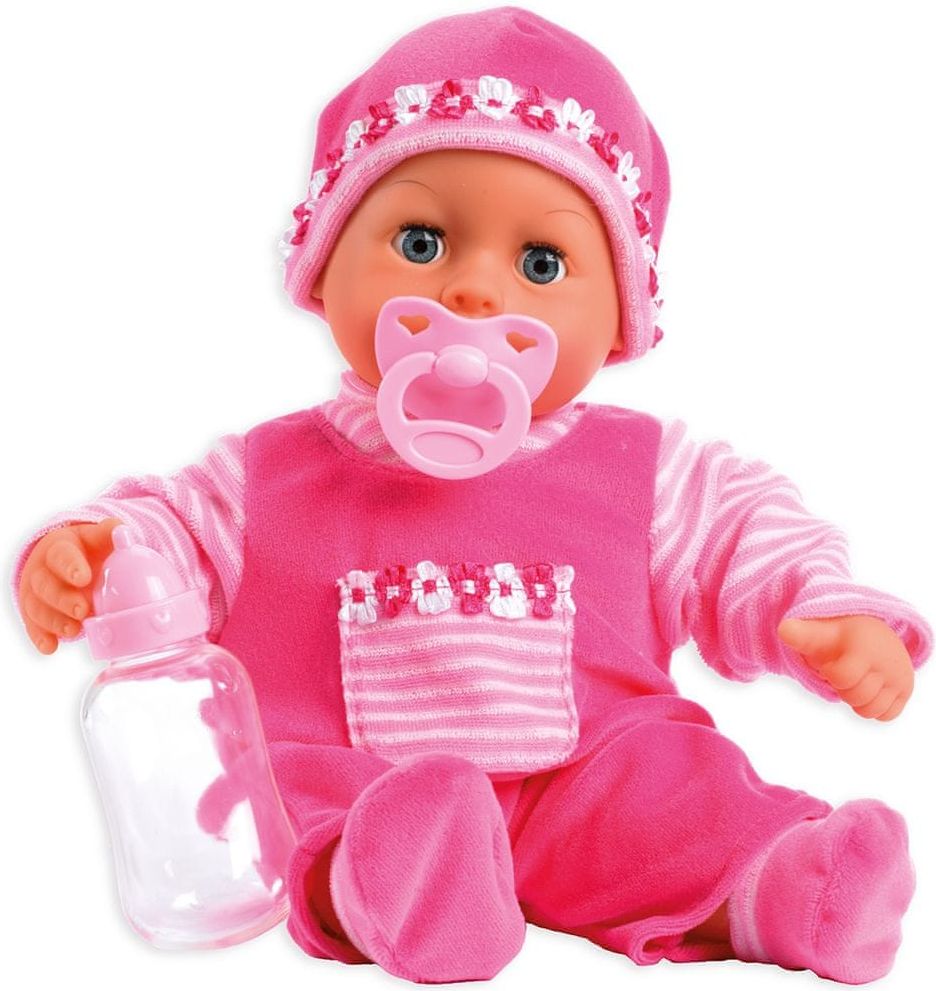 Bayer Design First Words Baby panenka růžová, 38 cm - obrázek 1