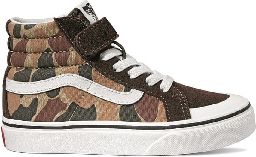 Vans UY SK8-Hi Reissue 138 V (Vintage Camo) chocolate torte/true white 33 - obrázek 1