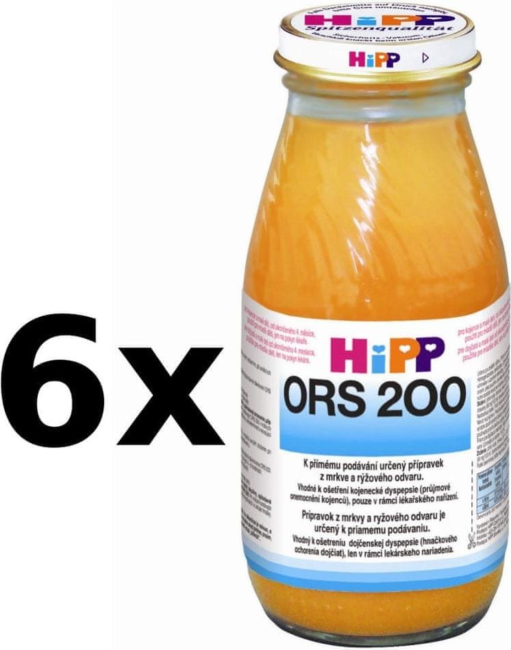 HiPP ORS - mrkvovo rýžový odvar - 6x200ml - obrázek 1