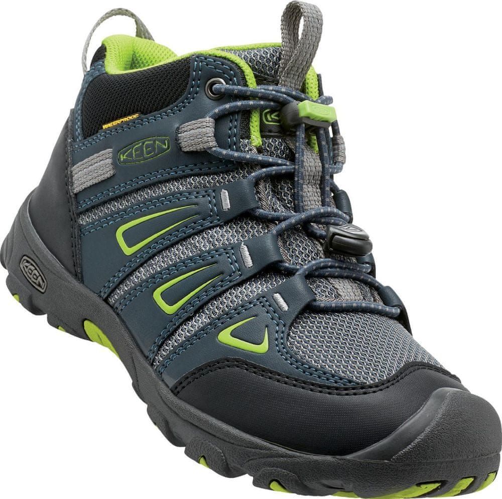 KEEN Oakridge Mid Wp Jr midnight navy/macaw US 8 (24 EU) - obrázek 1