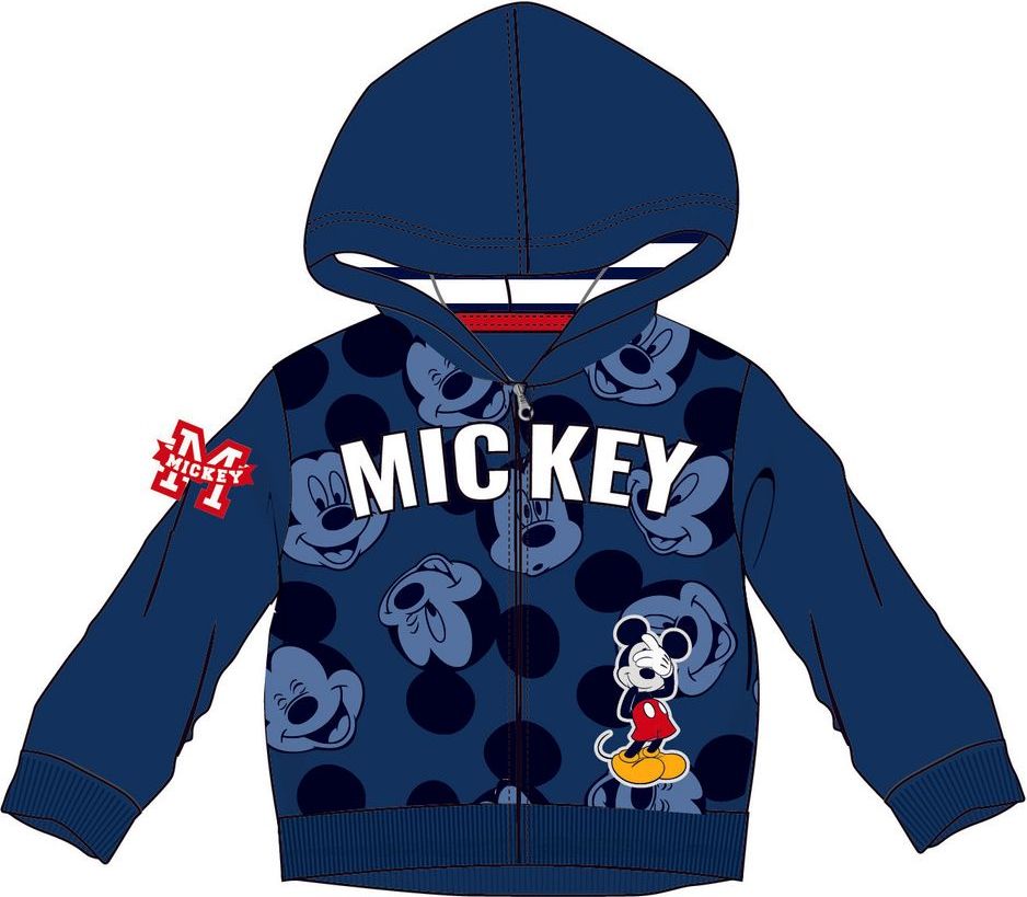 Disney by Arnetta chlapecká mikina Mickey Mouse 86 modrá - obrázek 1
