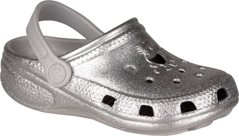 Coqui dívčí sandály Little Frog 27.5 stříbrná - obrázek 1