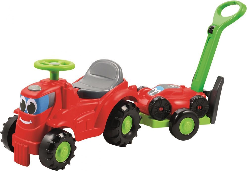 Ecoiffier Odrážedlo Traktor s vlekem a sekačkou - obrázek 1