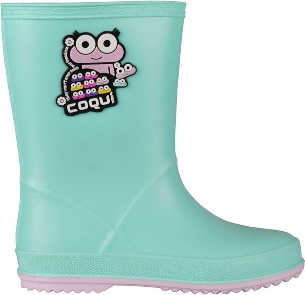 Coqui dětské holínky Rainy 26 mentolová - obrázek 1