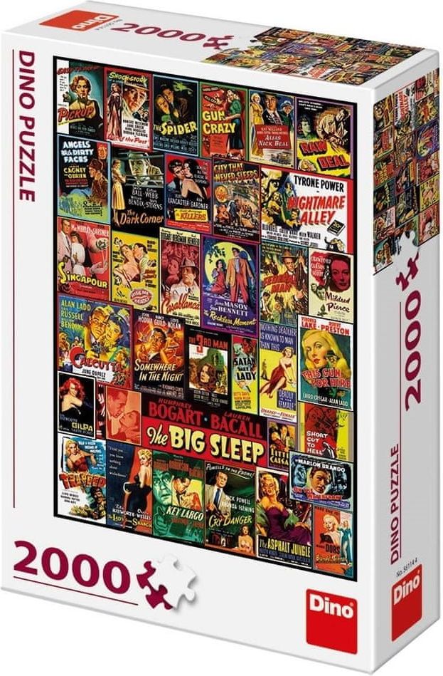 Dino Filmové plakáty 2000 dílků - obrázek 1