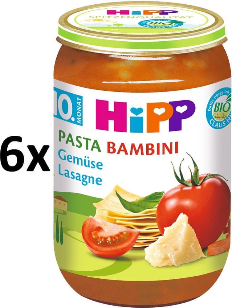 HiPP BIO PASTA BAMBINI Zeleninové lasagne - 6 x 220g - obrázek 1