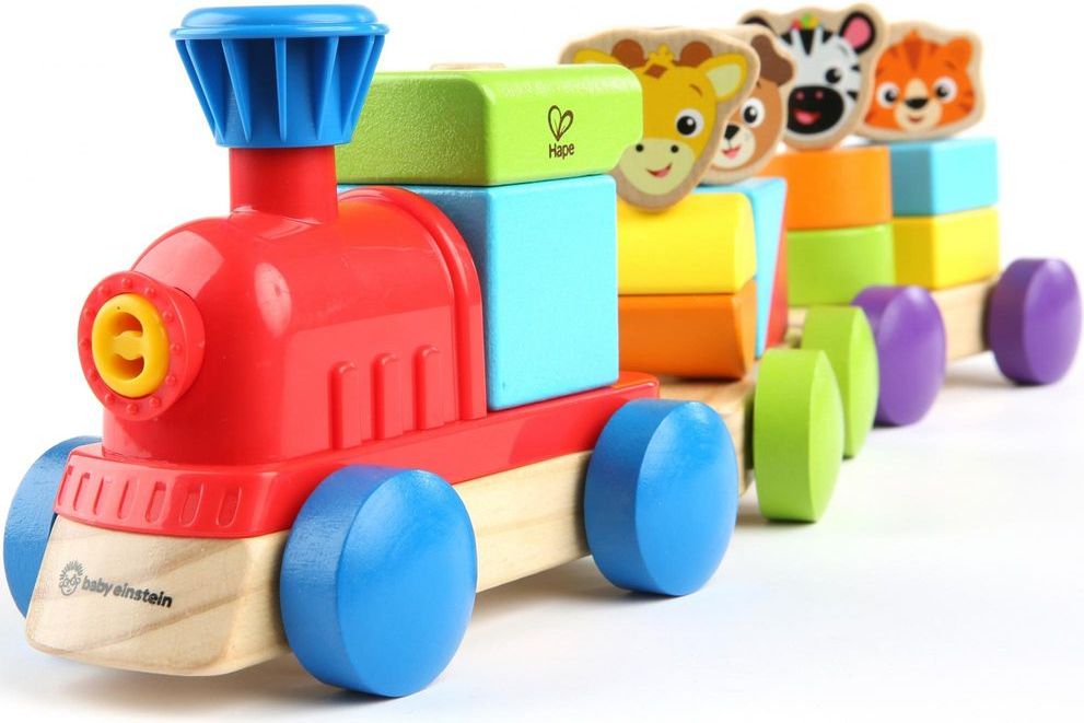 Baby Einstein Hračka dřevěná Discovery Train HAPE 18m+ - obrázek 1