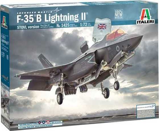 ITALERI Model Kit letadlo 1425 - F-35 B Lightning II STOVL version (1:72) - obrázek 1