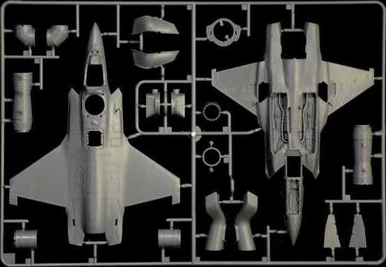 ITALERI Model Kit letadlo 1425 - F-35 B Lightning II STOVL version (1:72) - obrázek 7