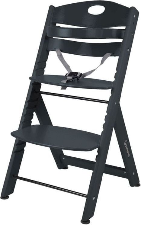 BabyGO Jídelní židlička FAMILY XL Black - obrázek 1