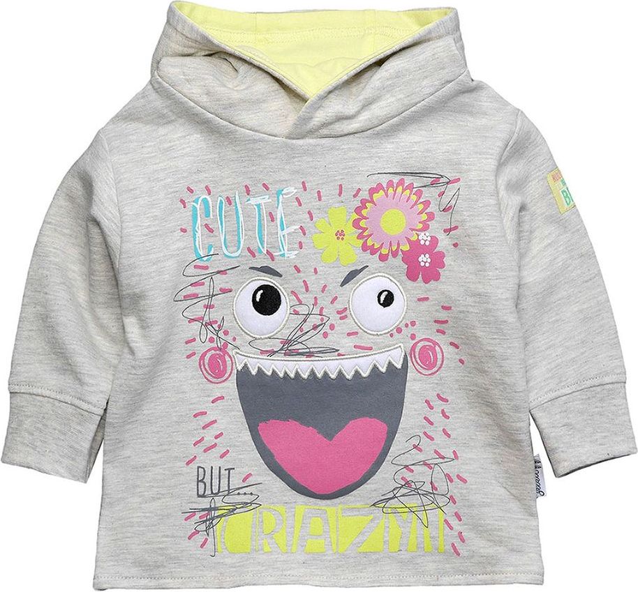 Gelati dívčí mikina Monsters 104 šedá - obrázek 1