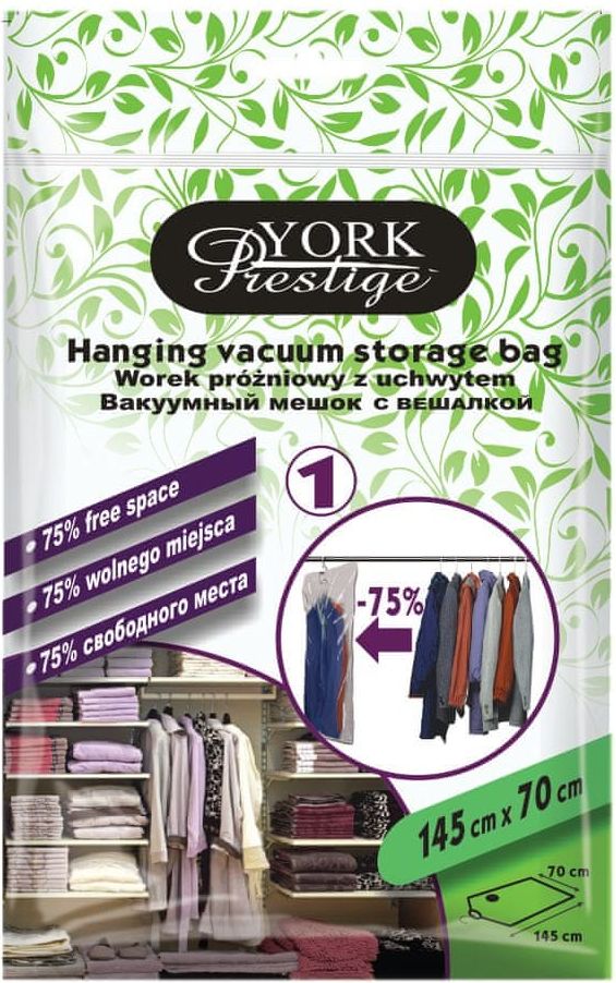 York Závěsný vakuový vak s háčkem 70x145cm PRESTIGE, 2ks - obrázek 1
