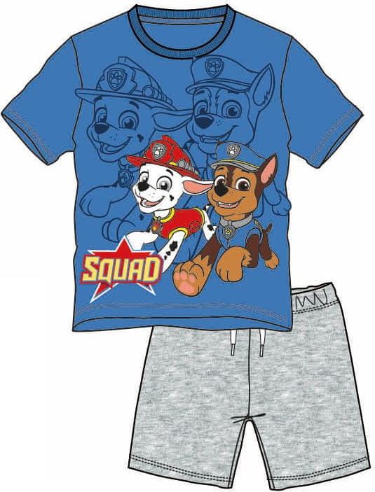 Disney by Arnetta chlapecký letní set Paw Patrol 86 modrá - obrázek 1