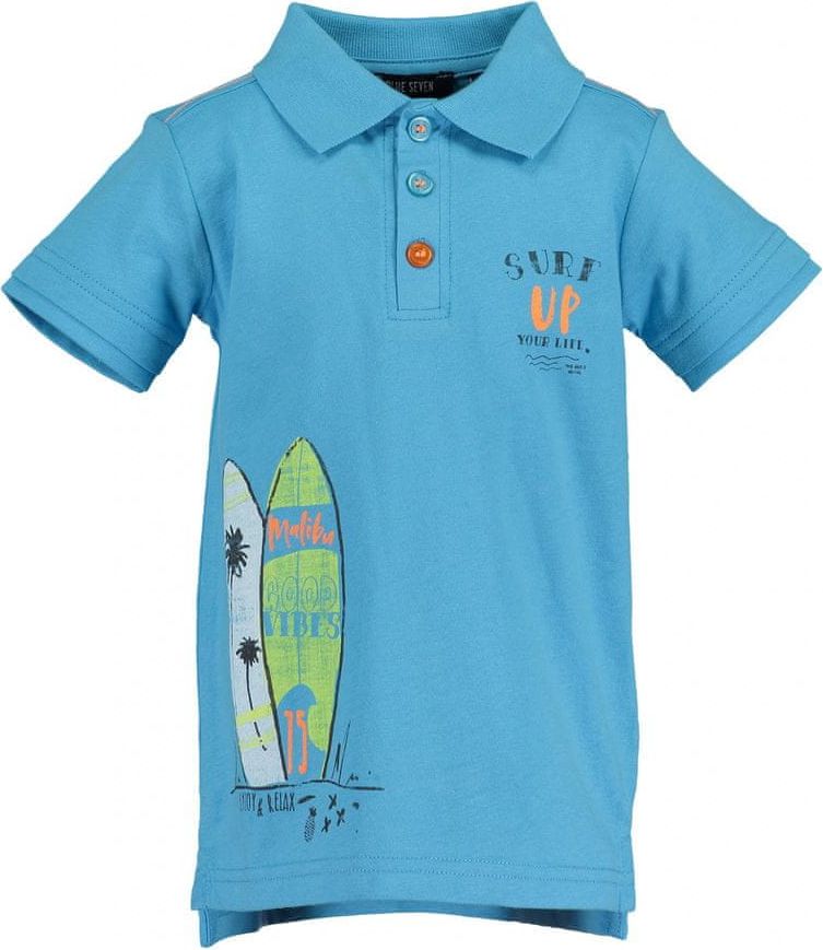 Blue Seven chlapecké polo tričko 116 modrá - obrázek 1