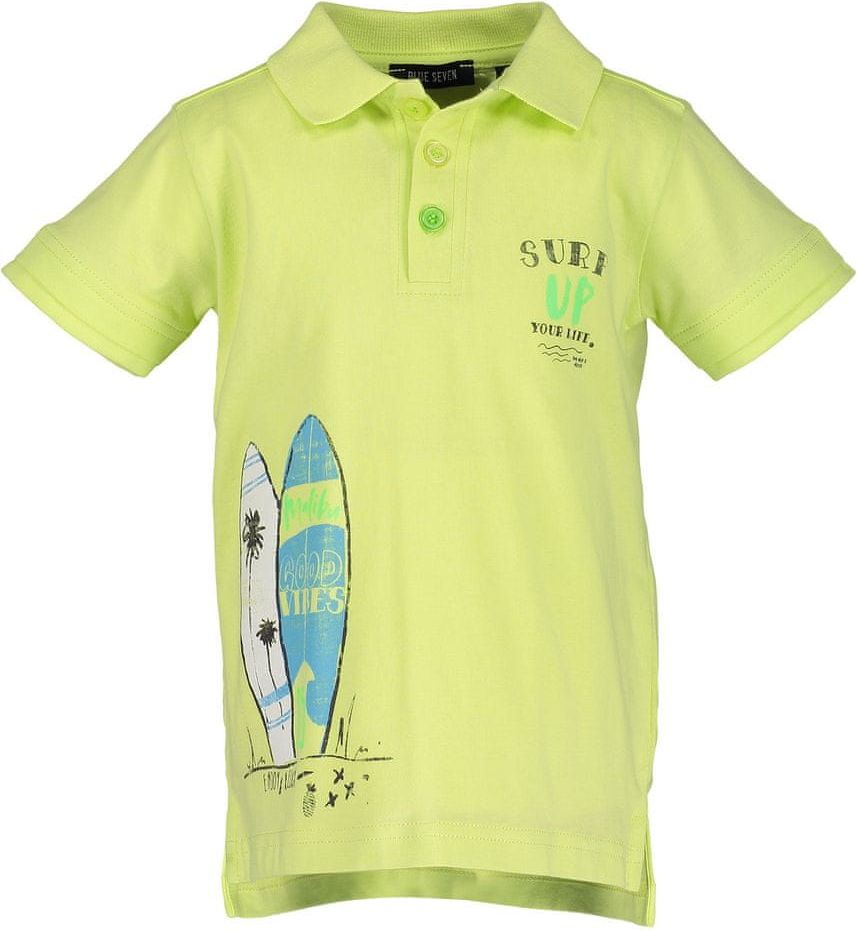 Blue Seven chlapecké polo tričko 110 žlutá - obrázek 1