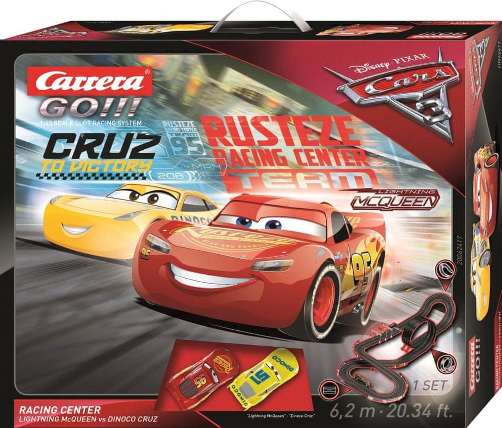 Carrera Autodráha GO 62417 Cars 3 - Racing Center - obrázek 1