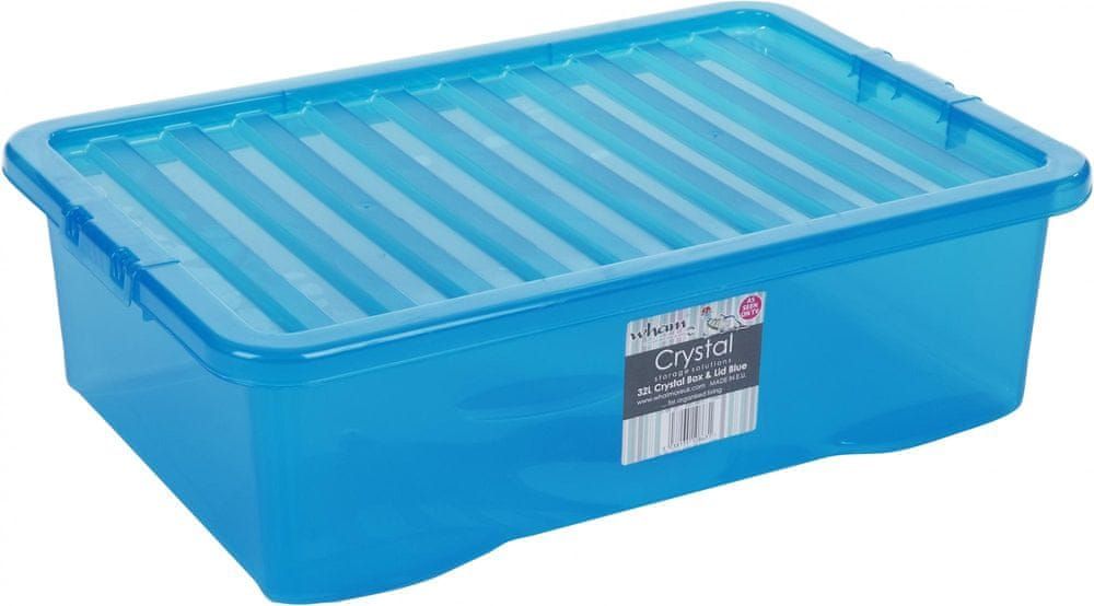 WHAM Box s víkem 32 L modrá - obrázek 1