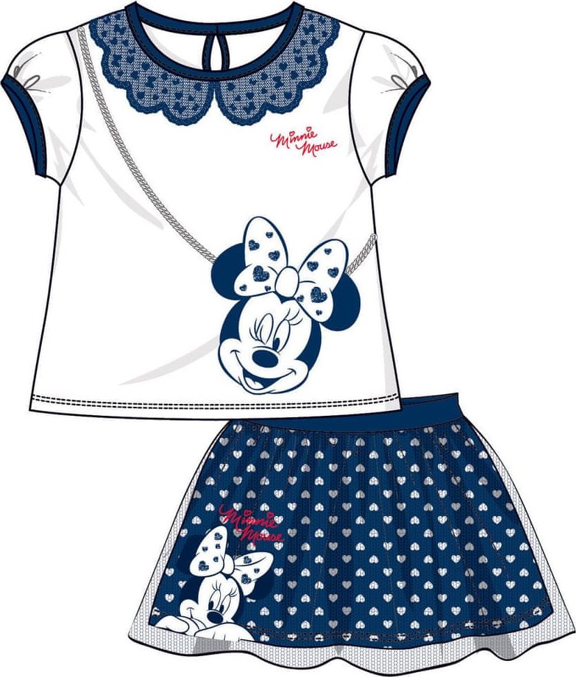 Disney by Arnetta dívčí letní set Minnie 122 modrá - obrázek 1