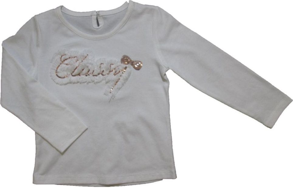 Carodel dívčí tričko Classy 122/128 bílá - obrázek 1