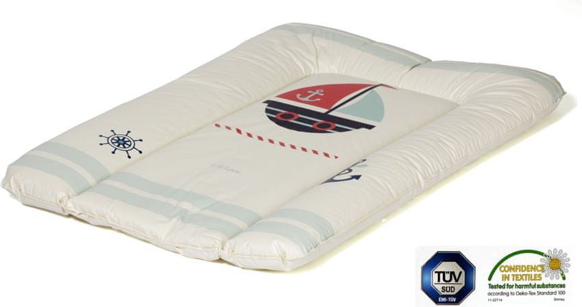 Ladotex Třístranná měkká přebalovací podložka 50x70, 42 Loďka - obrázek 1