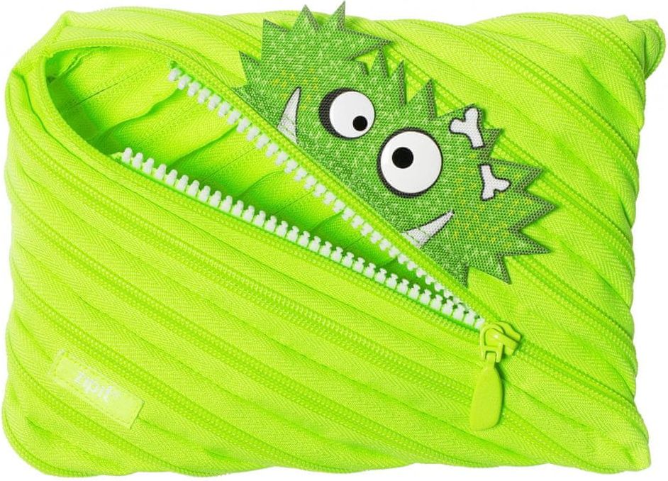 Zipit Zipit Talking Monstar velký penál / pouzdro Bright Lime - obrázek 1