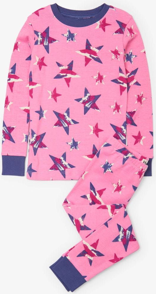 Hatley dívčí pyžamo s hvězdičkami 146/152 růžová - obrázek 1