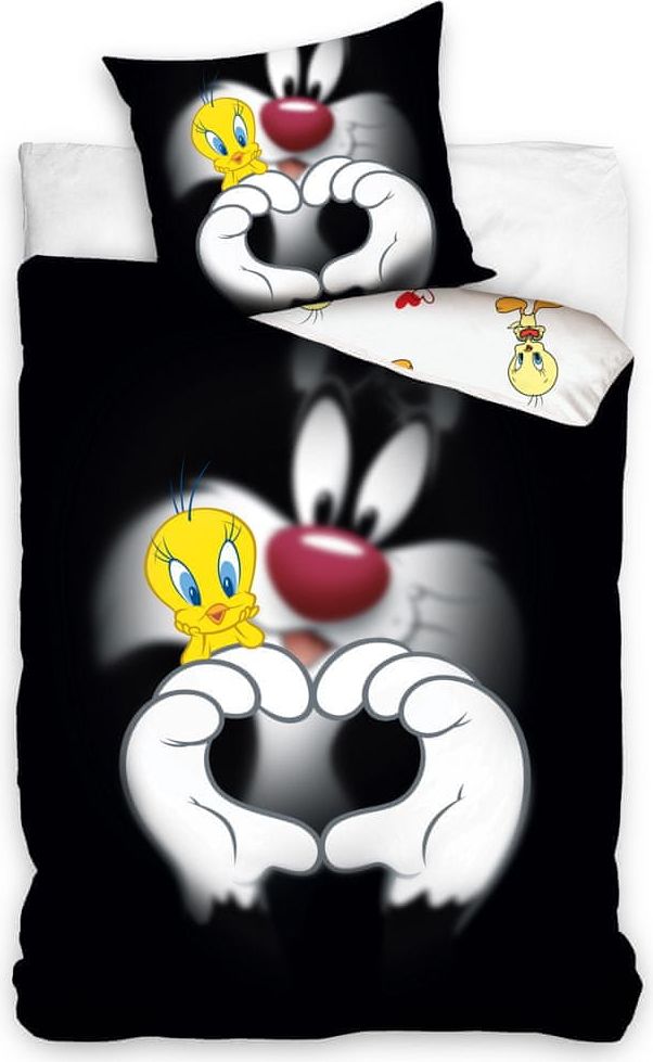 Carbotex Dětské povlečení Sylvester a Tweety - obrázek 1
