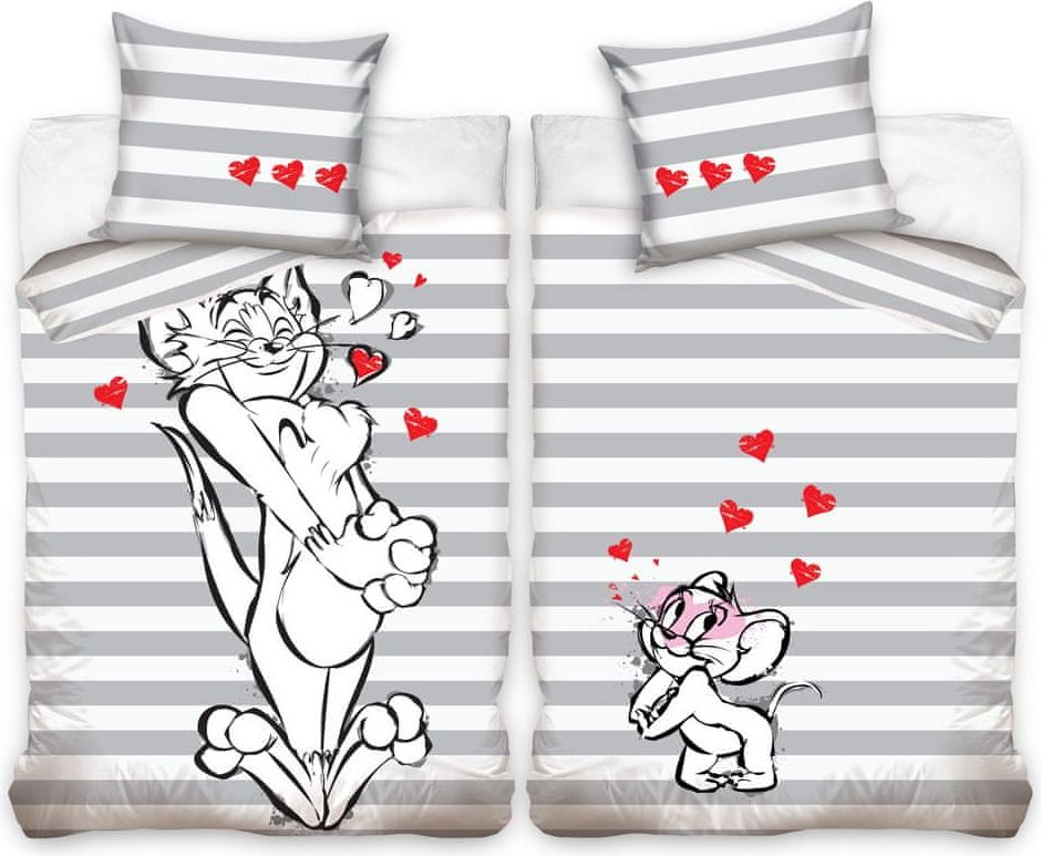 Carbotex Dětské povlečení Tom a Jerry - obrázek 1