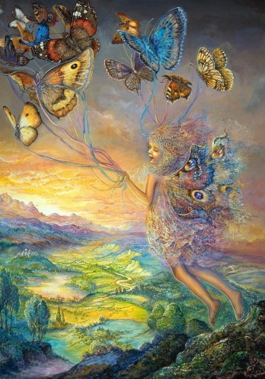 Grafika Puzzle 1000 dílků Josephine Wall - Up and Away - obrázek 1