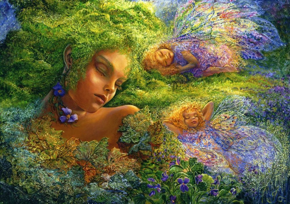 Grafika Puzzle 1500 dílků Josephine Wall - Moss Maiden - obrázek 1