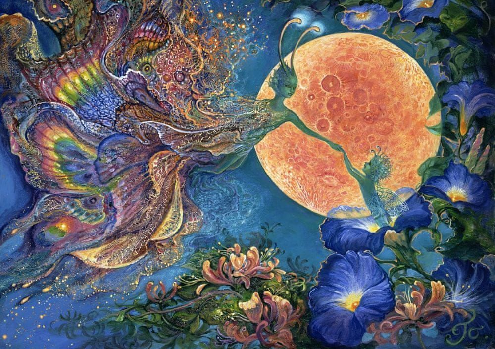 Grafika Puzzle 1500 dílků Josephine Wall - Moonlit Awakening - obrázek 1