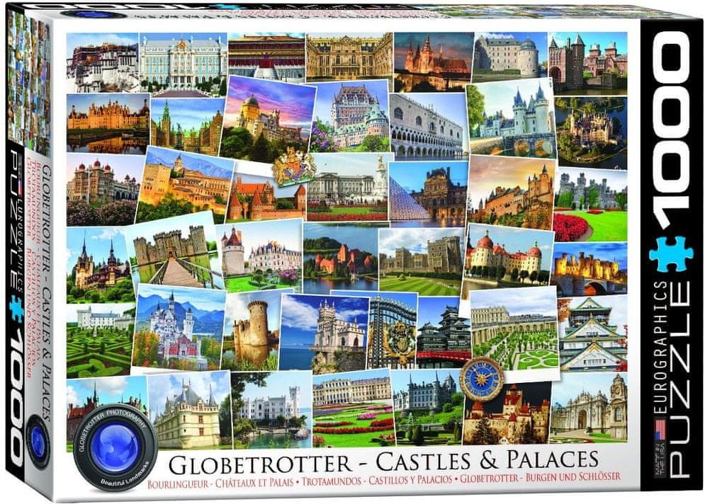 EuroGraphics Puzzle 1000 dílků Globetrotter - Castles and Palaces - obrázek 1