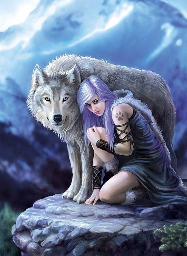 Clementoni Puzzle 1000 dílků Anne Stokes - Protector - obrázek 1