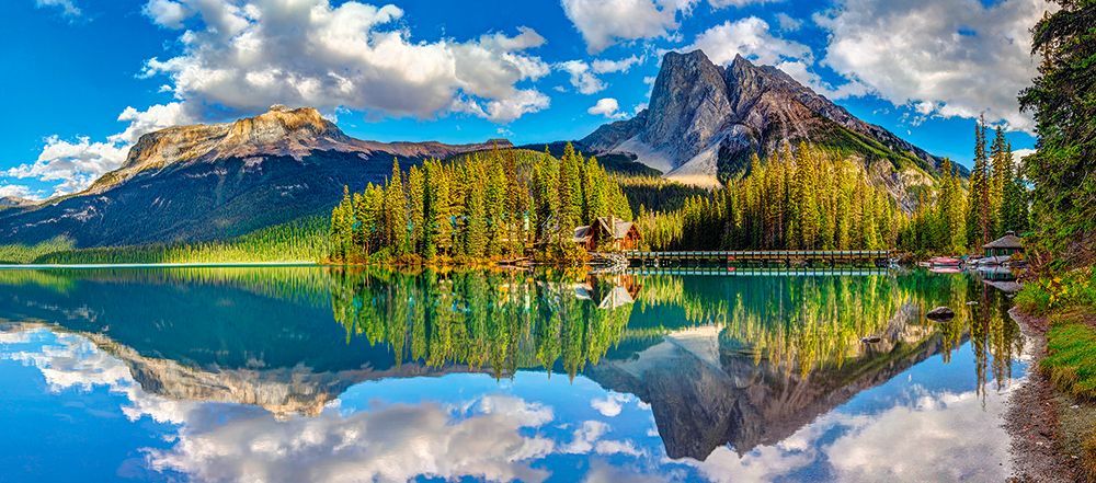 Castorland Puzzle 600 dílků Emerald Lake, Canada - obrázek 1
