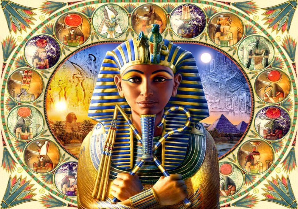 Blue Bird Puzzle 1000 dílků Tutankhamun - obrázek 1
