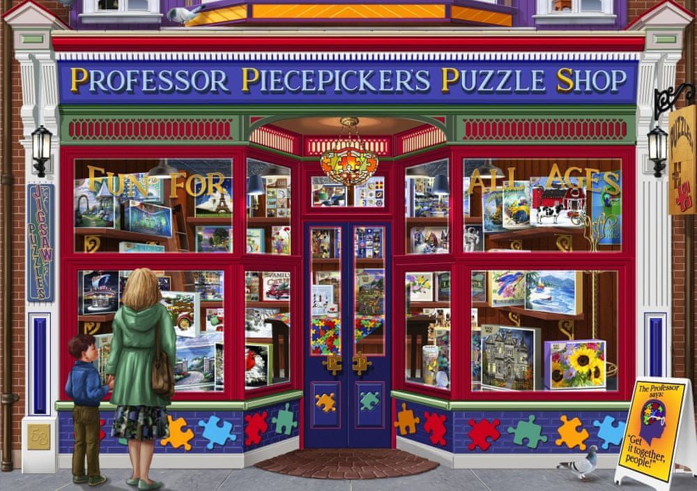 Blue Bird Puzzle 1500 dílků Professor Puzzles - obrázek 1