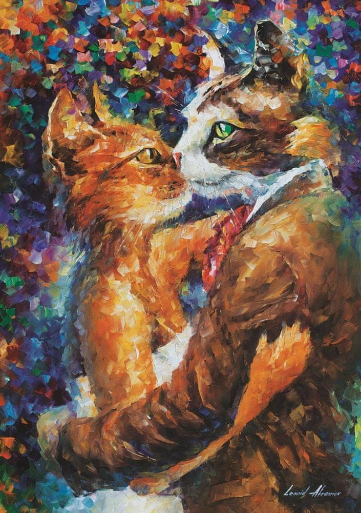 Art puzzle Puzzle 1000 dílků Dance of the Cats in Love - obrázek 1