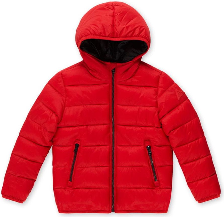 Primigi dívčí prošívaná bunda s kapucí 154 červená - obrázek 1