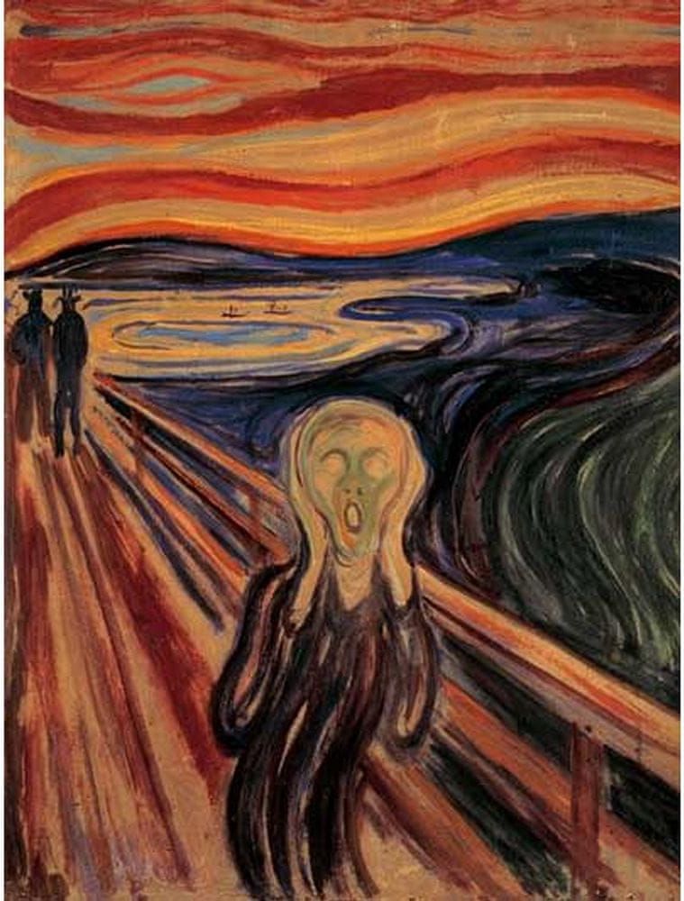 Ravensburger Puzzle 1000 dílků Edvard Munch: The Scream - obrázek 1