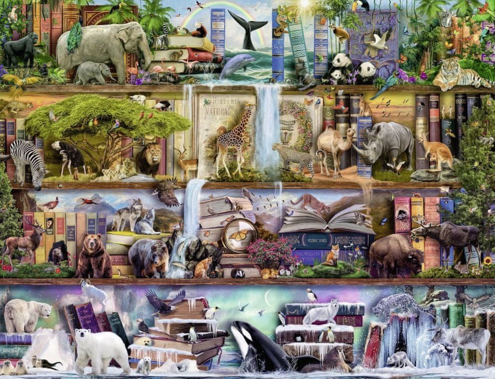 Ravensburger Puzzle 2000 dílků Aimee Steward - Great Wildlife - obrázek 1