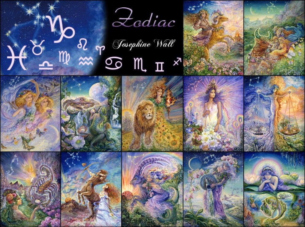 Grafika Puzzle 2000 dílků Zodiac Signs - obrázek 1