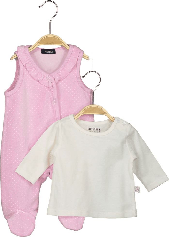 Blue Seven dívčí dvojkomplet trička a dupaček 68 růžová - obrázek 1