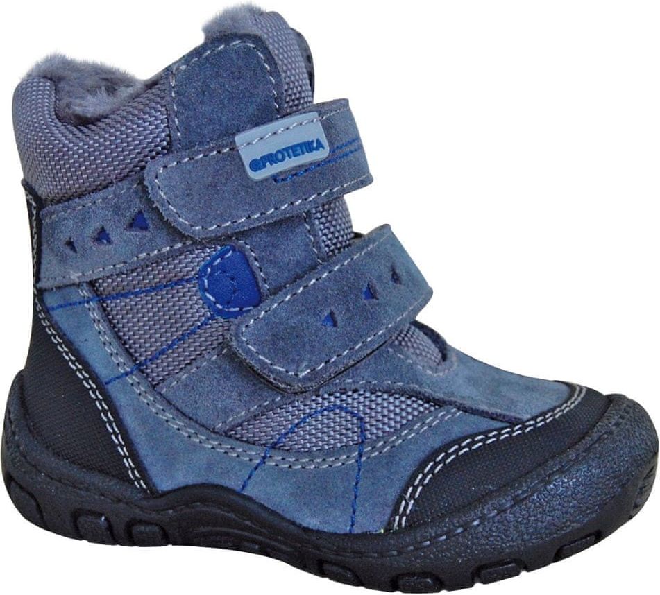 Protetika chlapecké zimní boty LAROS 19 šedá - obrázek 1