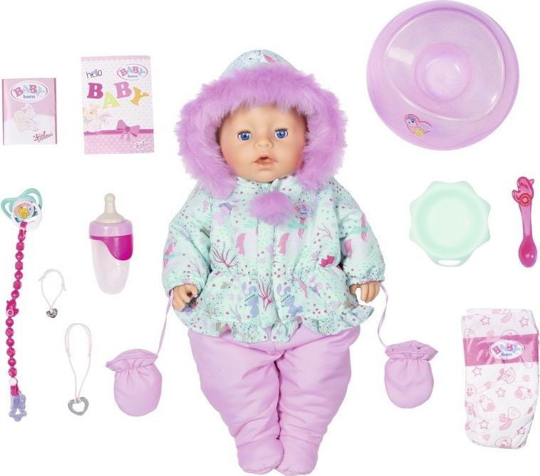 BABY born Soft Touch panenka Speciální zimní edice, 43 cm - obrázek 1