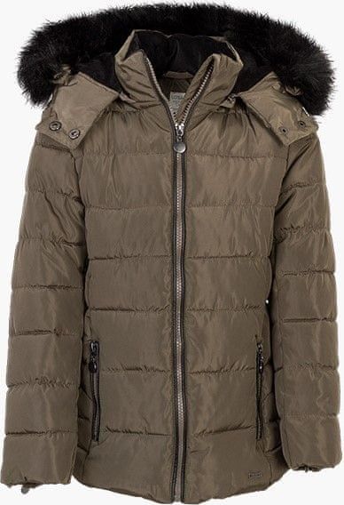 Losan dívčí zimní bunda 168 khaki - obrázek 1