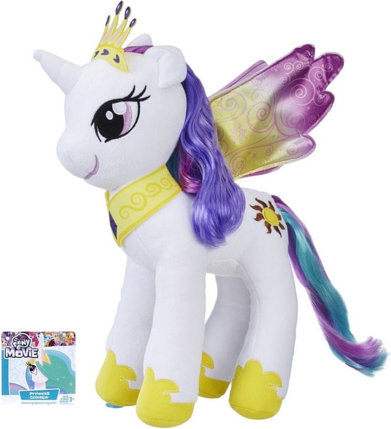 My Little Pony Plyšový poník 25cm s hřívou na česání Celestia - obrázek 1
