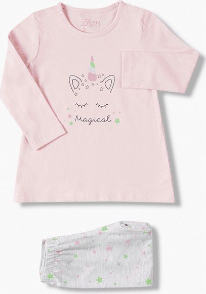 Losan dívčí pyžamo 110 růžová - obrázek 1