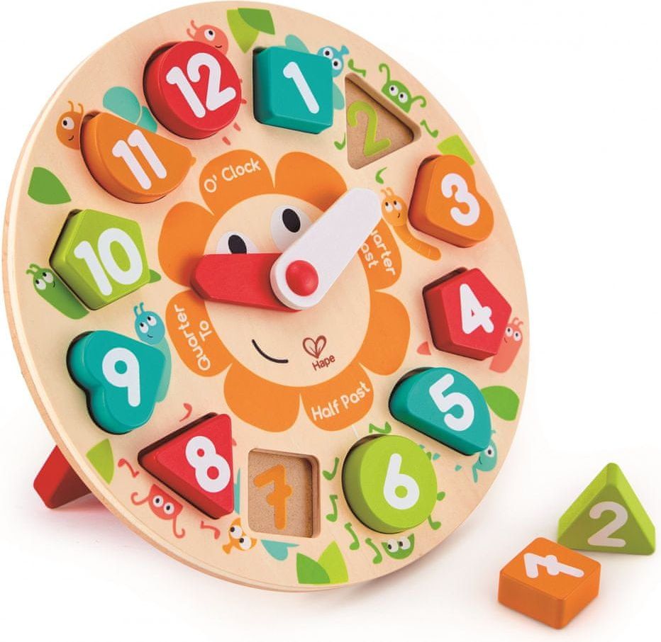 Hape Dětské puzzle hodiny - obrázek 1