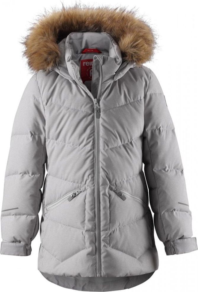 Reima dívčí zimní bunda Ennus 158 světle šedá - obrázek 1