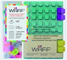 Waff Kreativní deník WAFF A6 - glitter malachite - obrázek 1